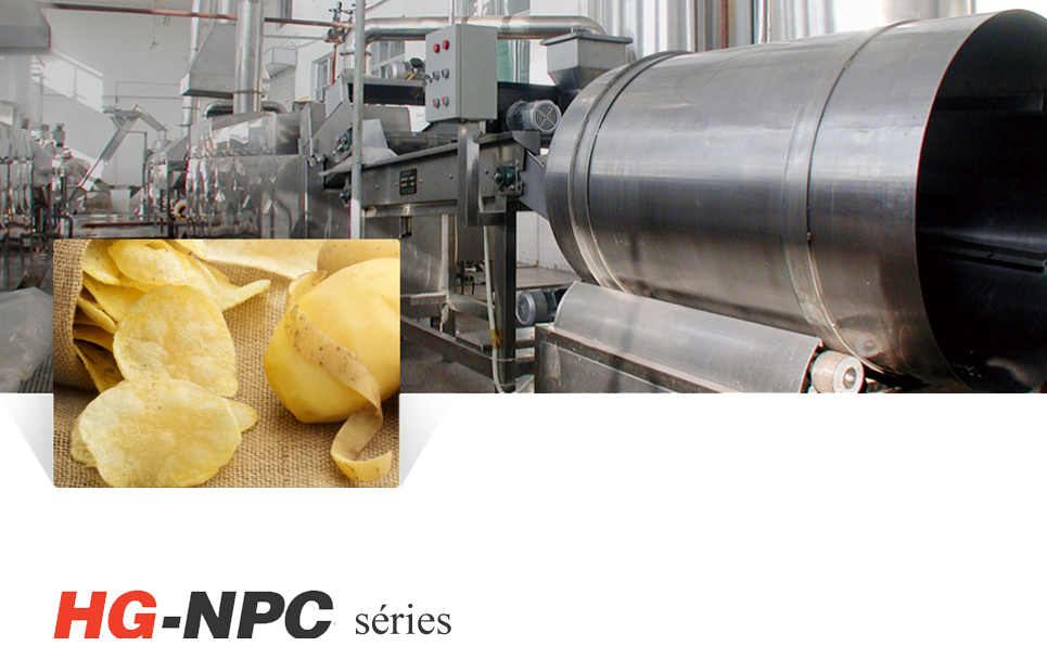 La ligne de la production de Chips des pommes de terrre naturels