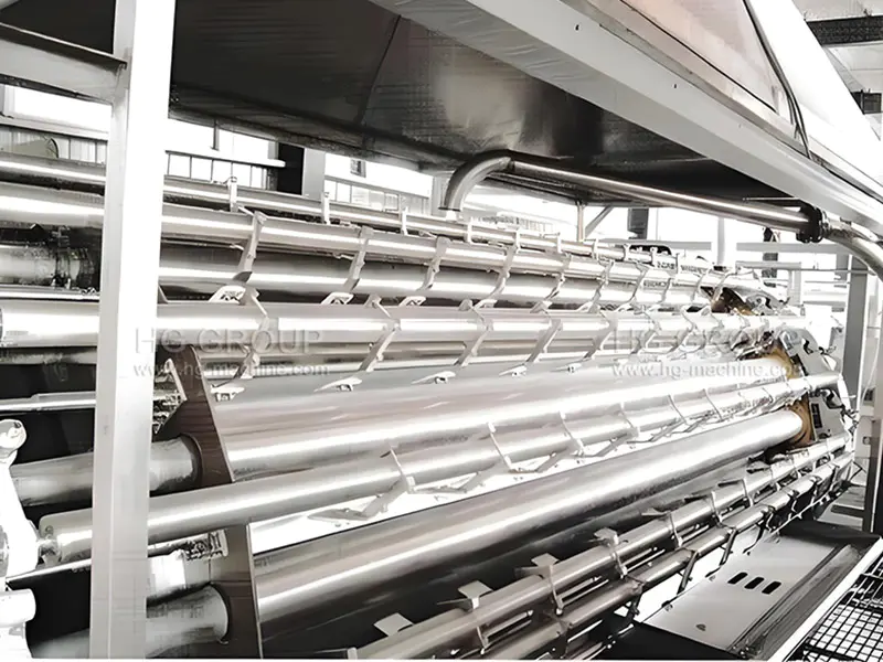 Ligne automatique de production de poudre de pomme de terre