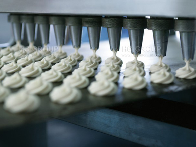 Ligne de production automatique de biscuits remplis/biscuits sandwich