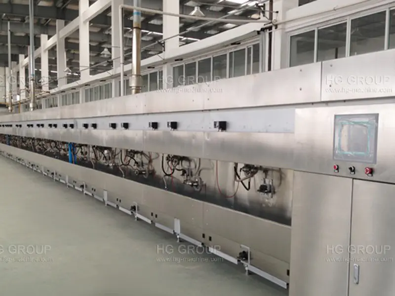 Ligne de production automatique de biscuits remplis