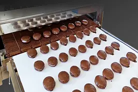 Ligne de production automatique de tarte au chocolat