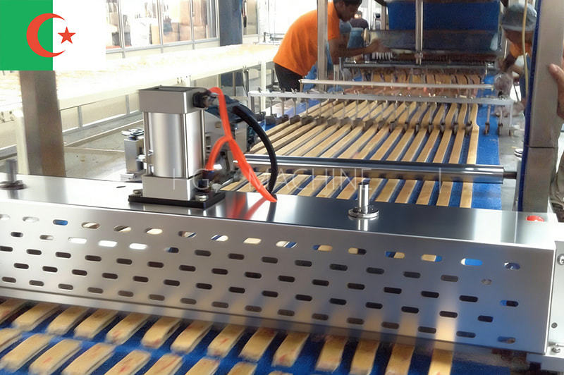 Ligne de production de gâteaux roulés suisses - Algérie