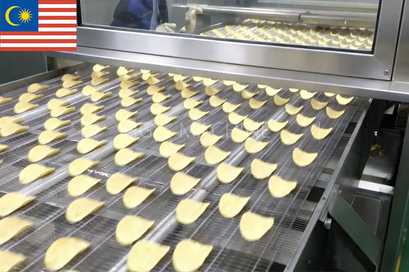 Ligne de production de chips de pommes de terre composées - Malaisie