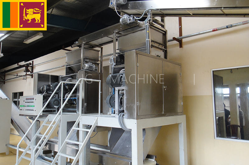 Ligne de production de craquelins de riz Senbei - Sri Lanka