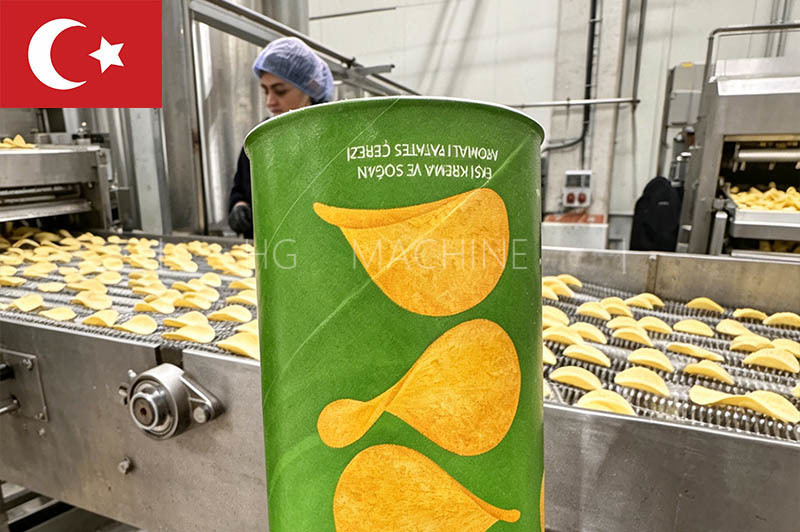 Projet d'usine de chips de pommes de terre de dinde 1000 kg/h