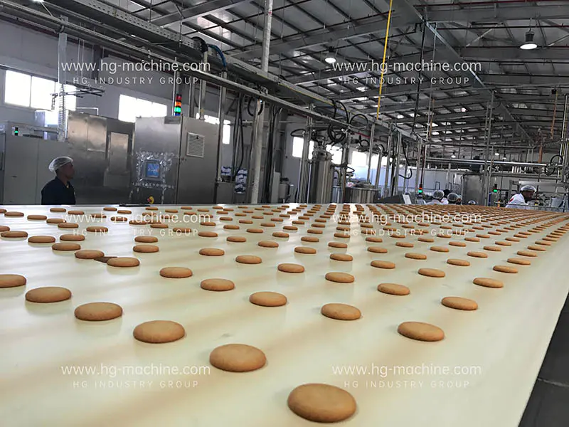 Ligne de production automatique de biscuits remplis/biscuits sandwich