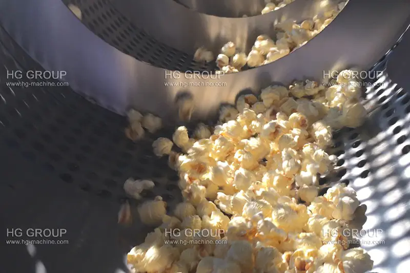 Ligne de production automatique de pop-corn