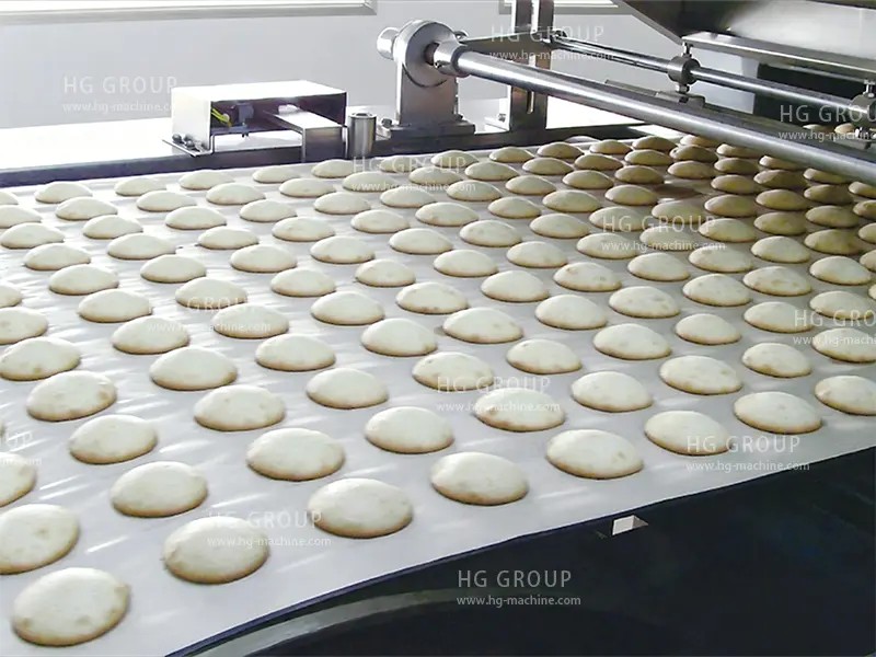 Ligne de production automatique de tarte au chocolat
