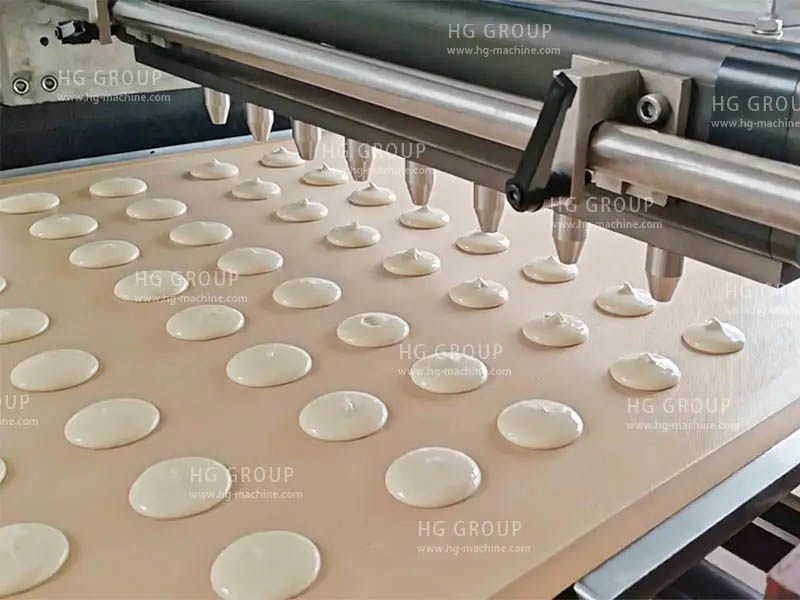 Ligne de production automatique de tarte au chocolat