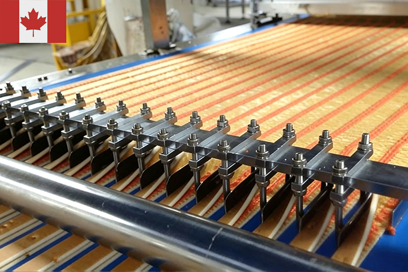 Projet d'expansion du rouleau suisse canadien 1 200 kg/h