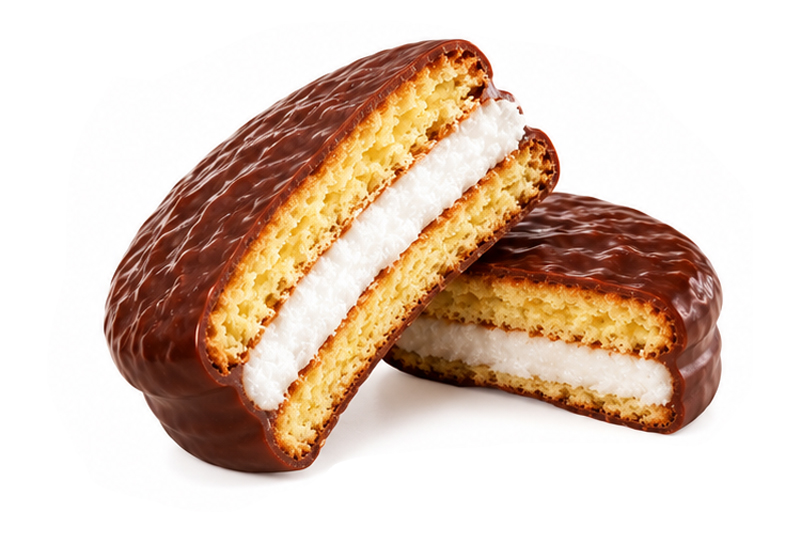 Ligne de production automatique de tarte au chocolat