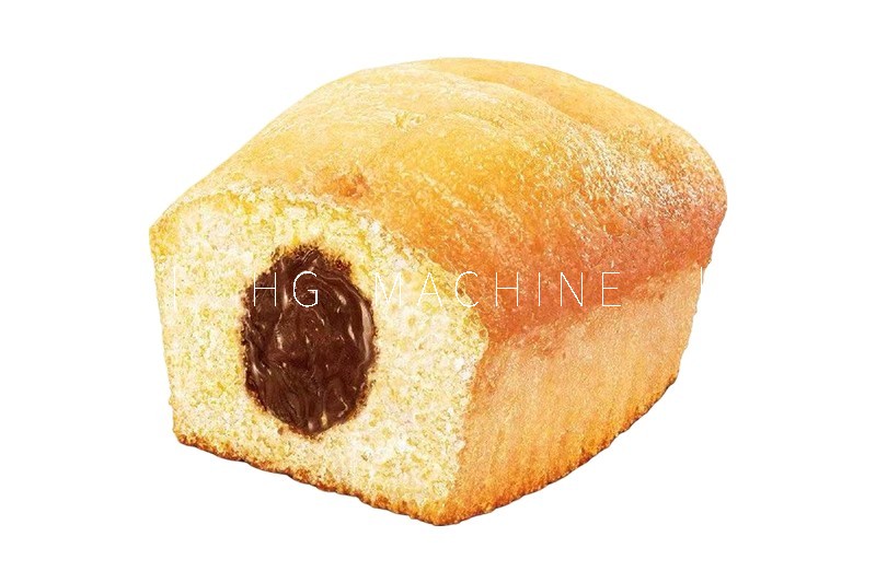Ligne automatique de production de gâteaux remplis au centre/en tasse