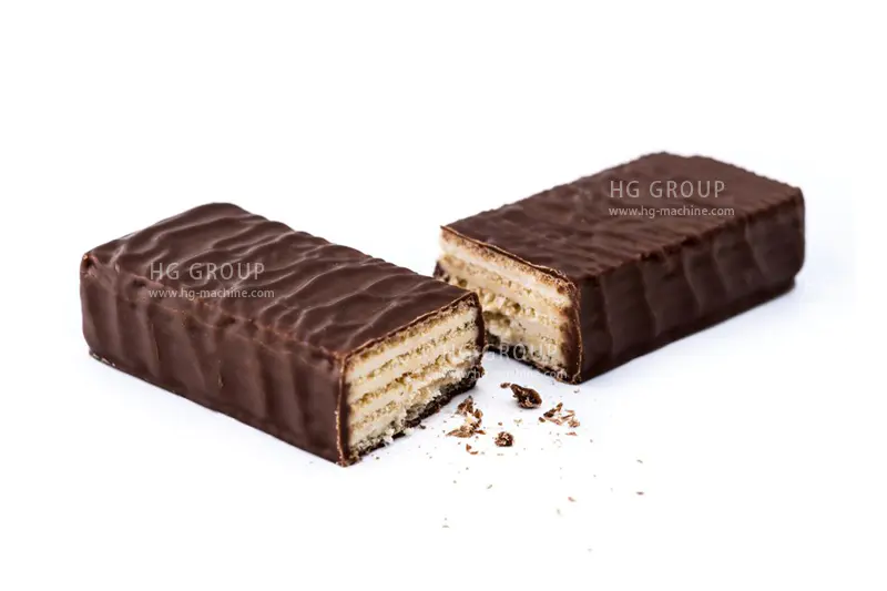 Ligne automatique de production de biscuits gaufrés