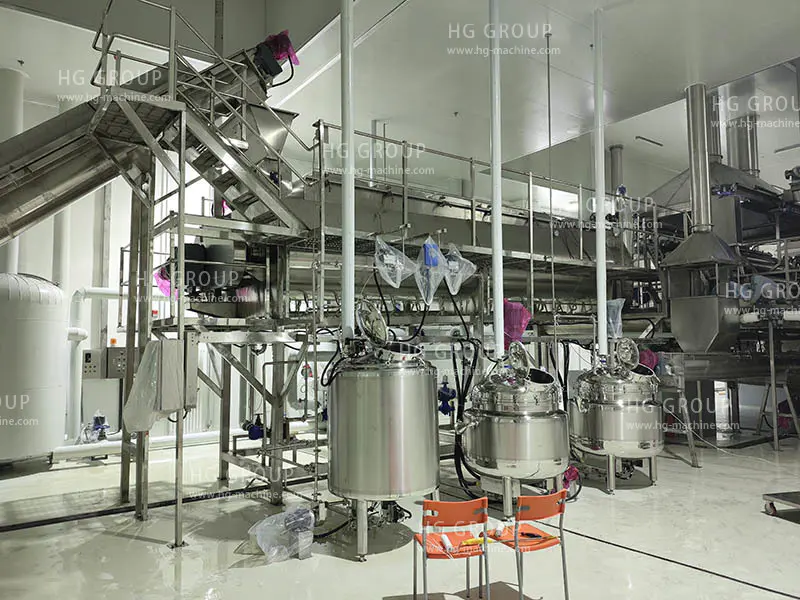 Ligne automatique de production de poudre de pomme de terre